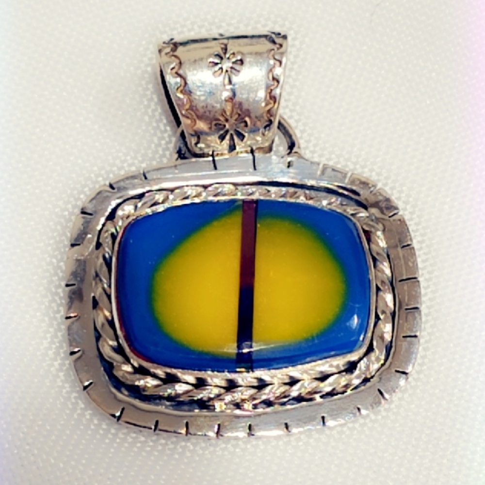 Sterling Gemstone Pendant